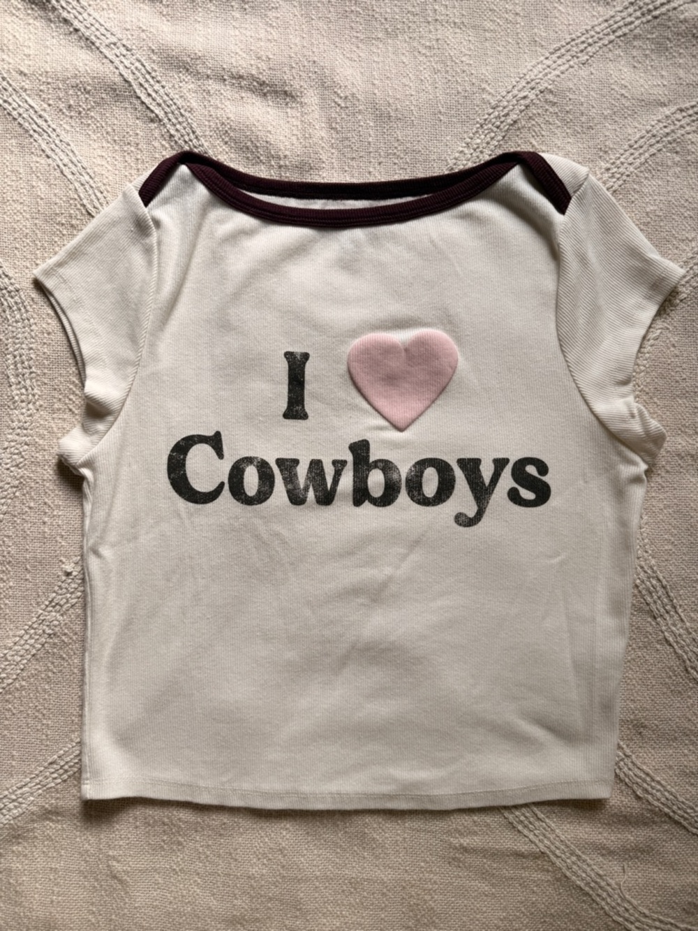 Grayson Threads Cropped Cowboy Western Tee